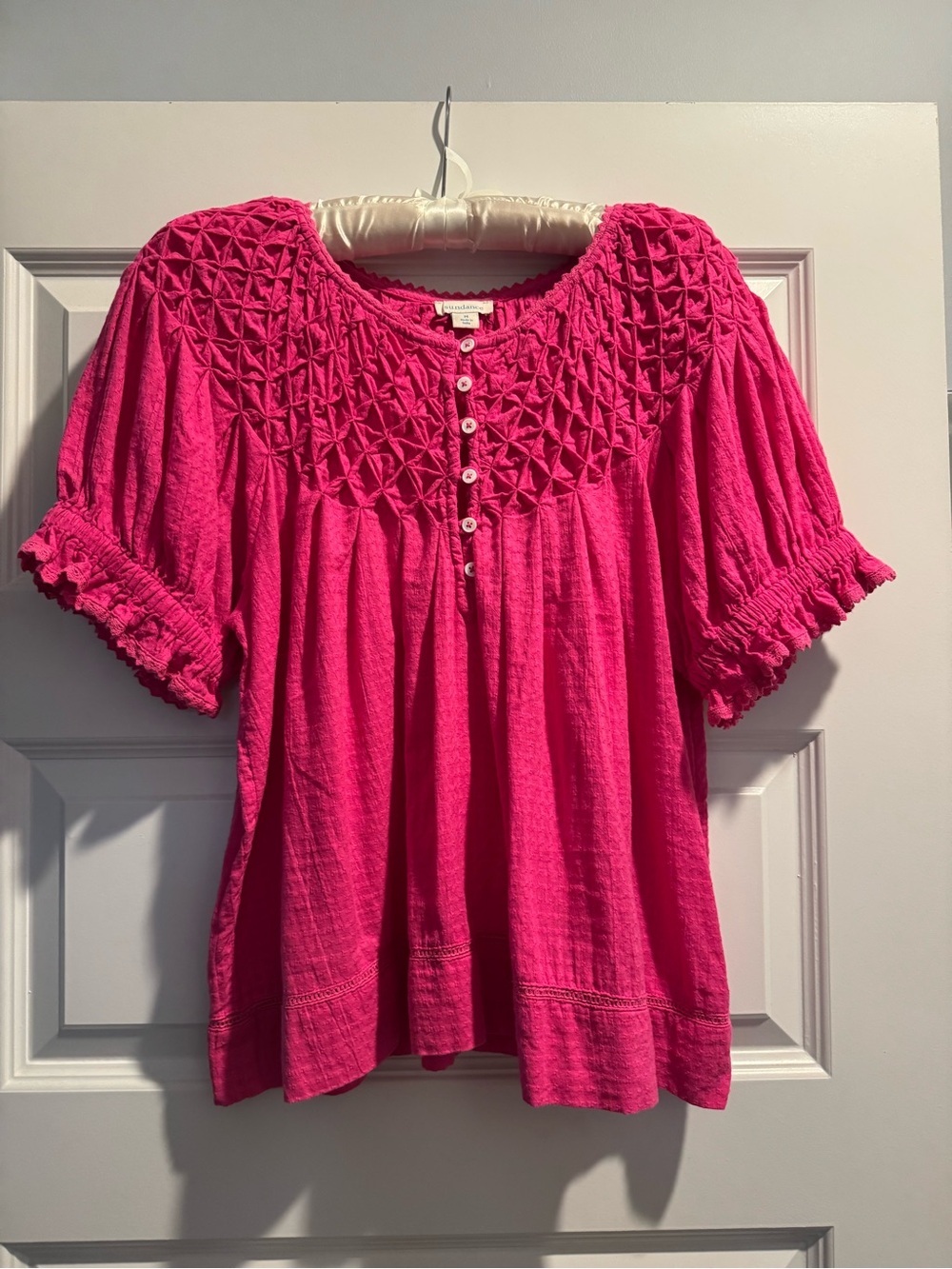 Sundance cotton boho top